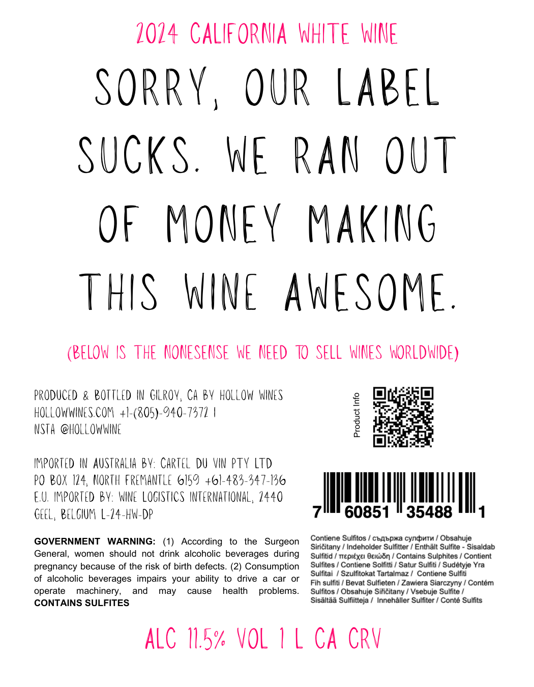 2024 Amber Chardonnay