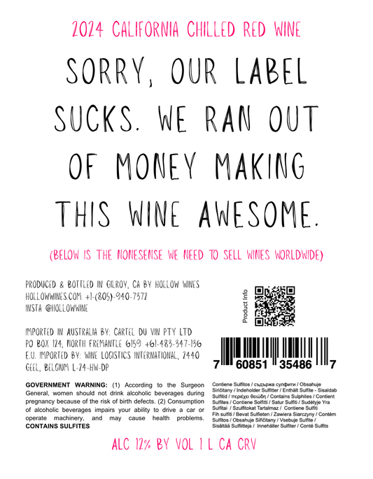 2024 Chilled California Red