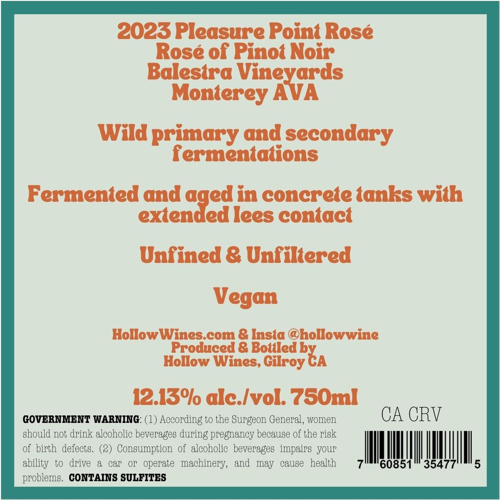 2023 Pleasure Point Pinot Noir